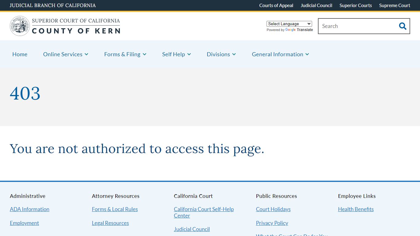 Superior Court of Kern County